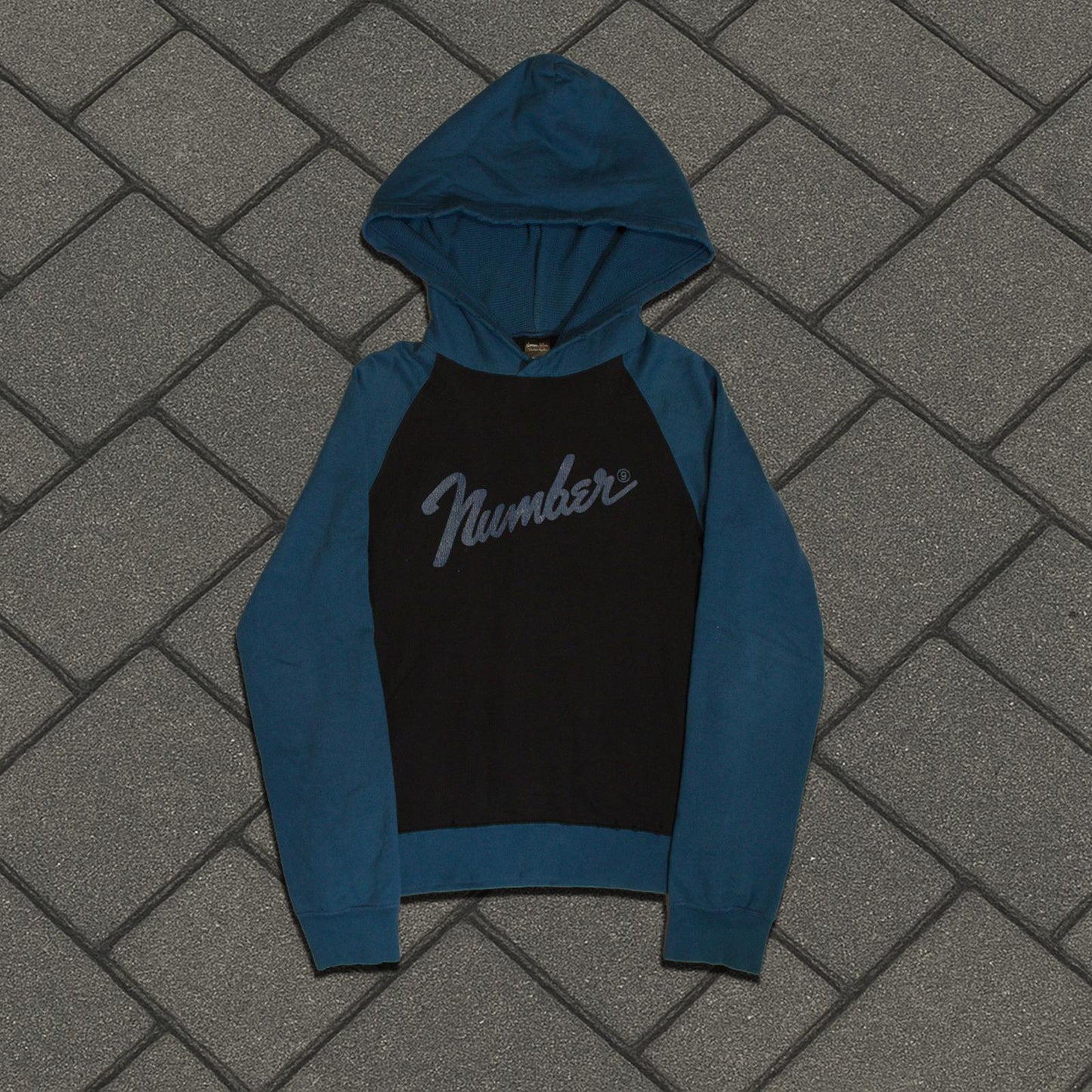 AW05 Number (N)ine Blue Fender Hoodie