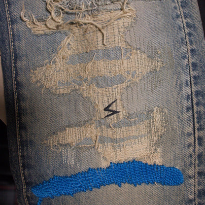 SS10 Undercover Blue Yarn 68 Denim