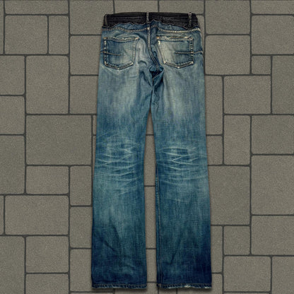 AW06 Dior Homme Cummerbund Denim