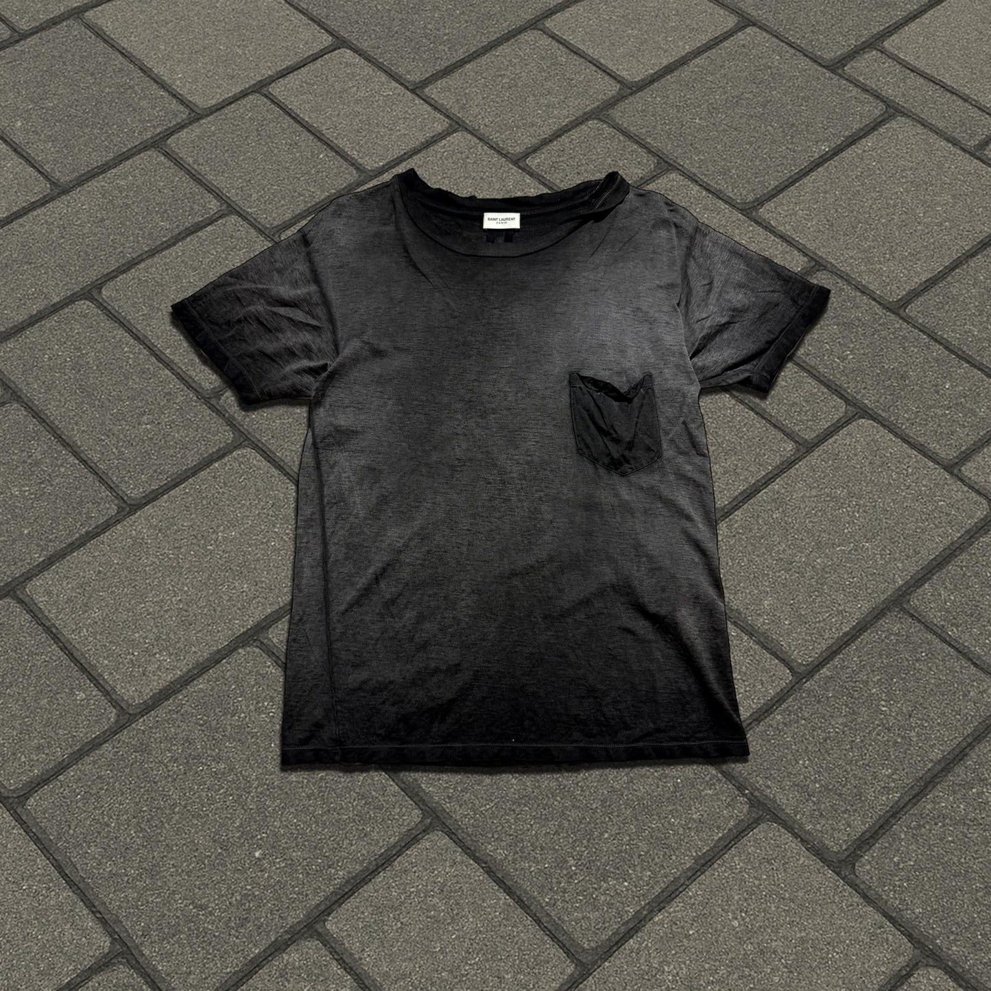 AW15 Saint Laurent Paris Sunfaded Tee