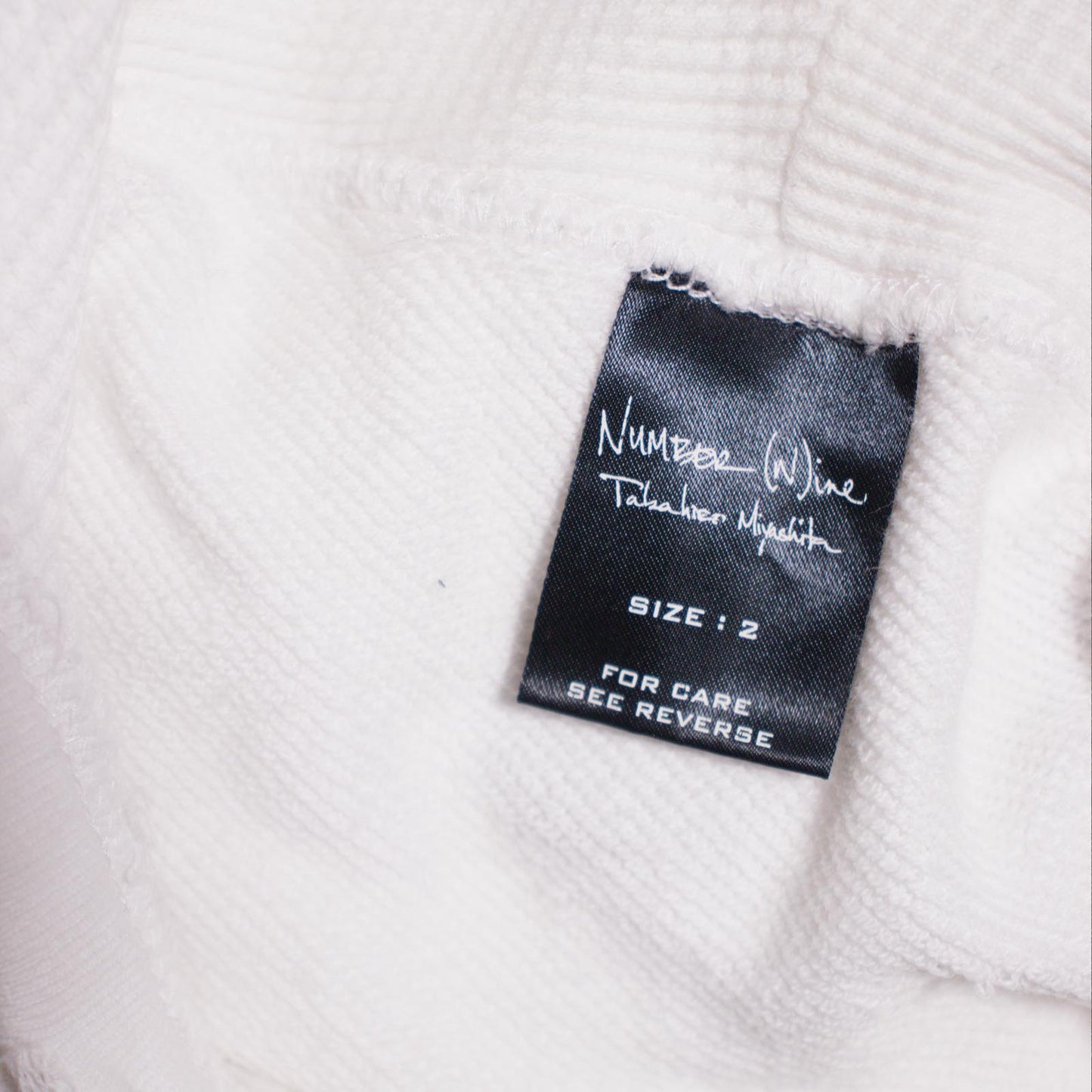 AW05 Number (N)ine White ‘The High Streets’ Hoodie