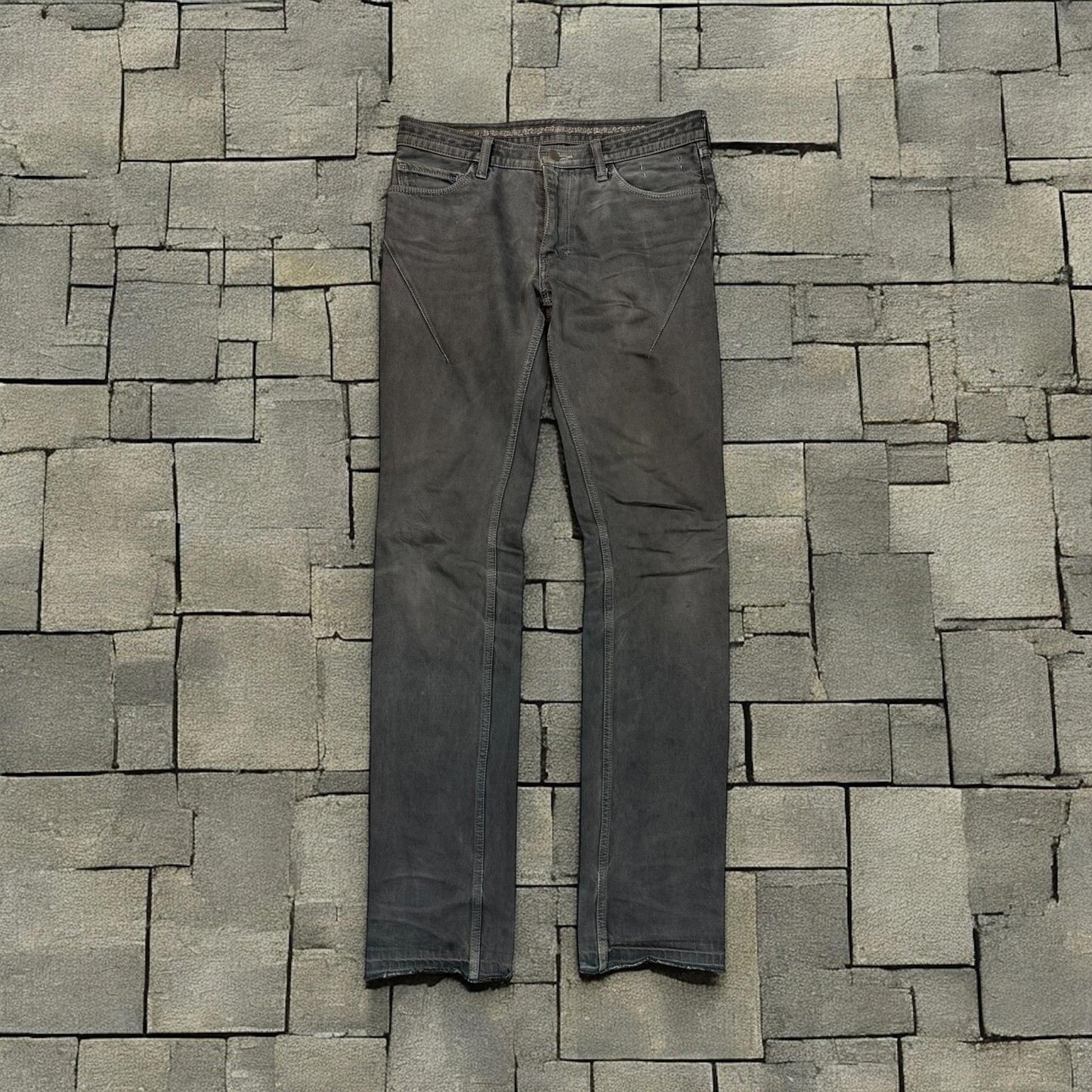 SS07 Number Nine Mudwash Pain Denim