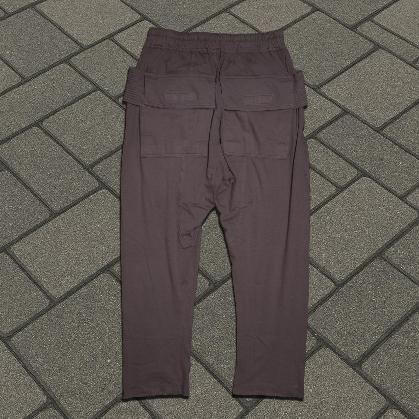 Rick Owens Brown Creatch Cargo Sweatpants