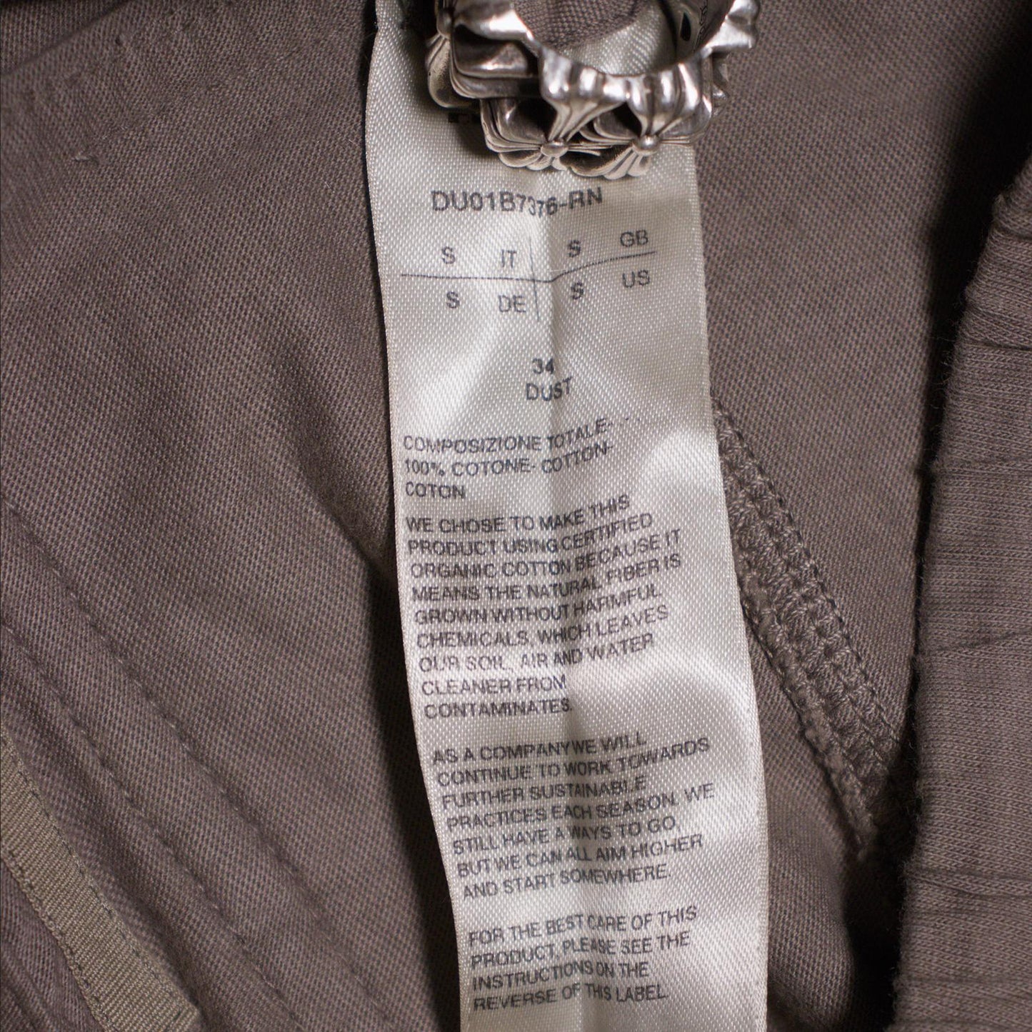 Rick Owens Brown Creatch Cargo Sweatpants