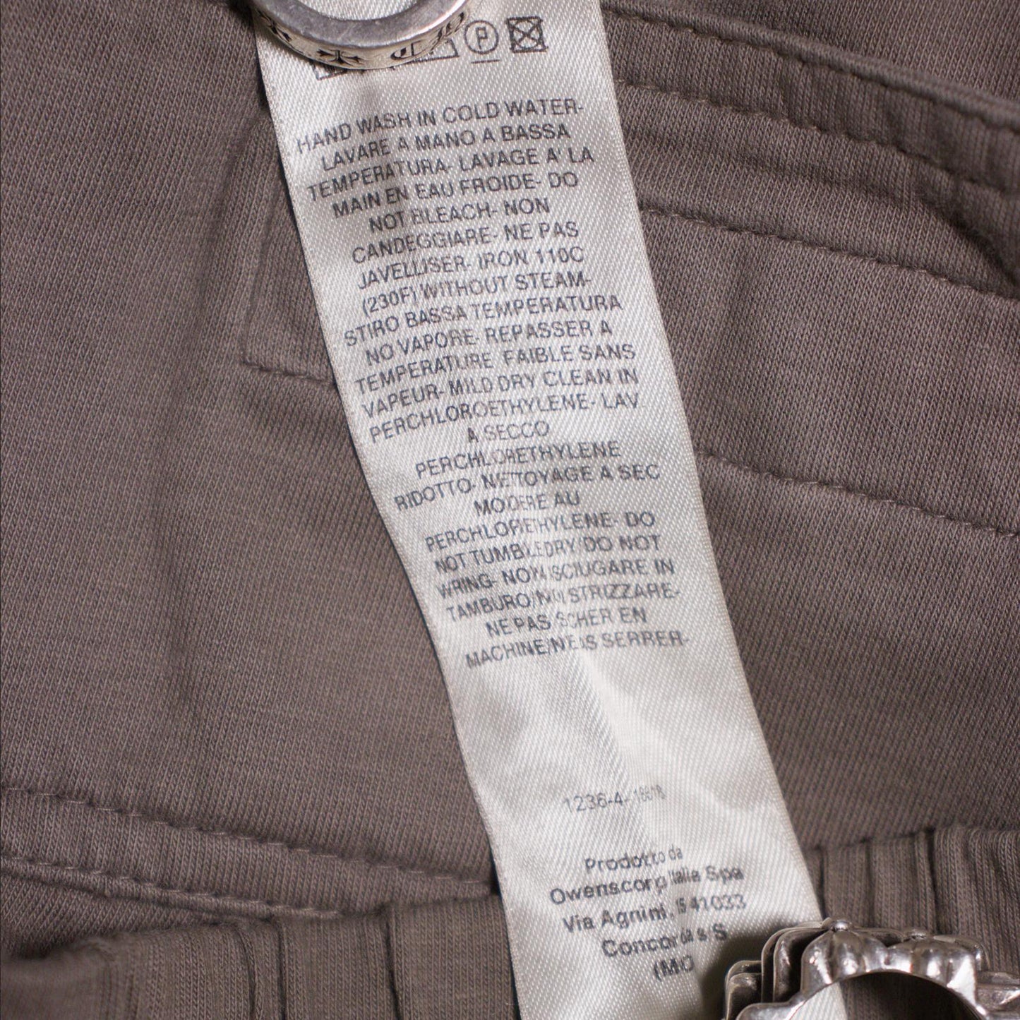 Rick Owens Brown Creatch Cargo Sweatpants