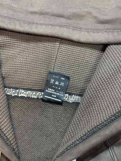 Number Nine Crying Hearts Cargo Zip Up Hoodie