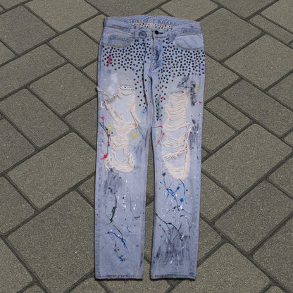SS06 Number (N)ine Studded Painter Denim