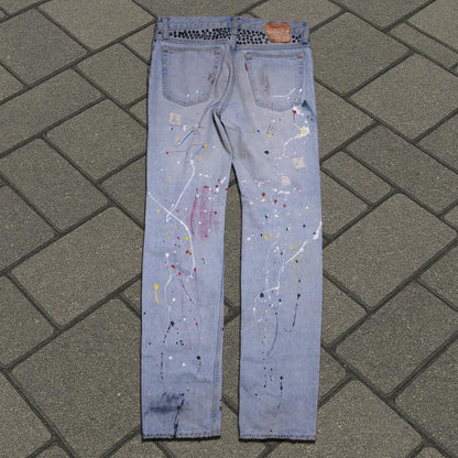 SS06 Number (N)ine Studded Painter Denim
