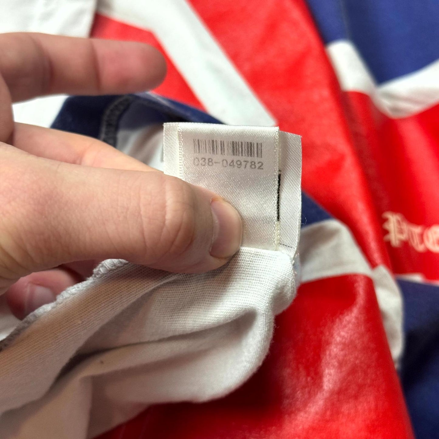 Chrome Hearts Pete Punk UK Flag Tee