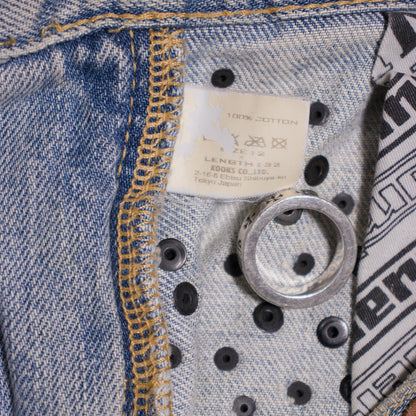 SS06 Number (N)ine Studded Painter Denim