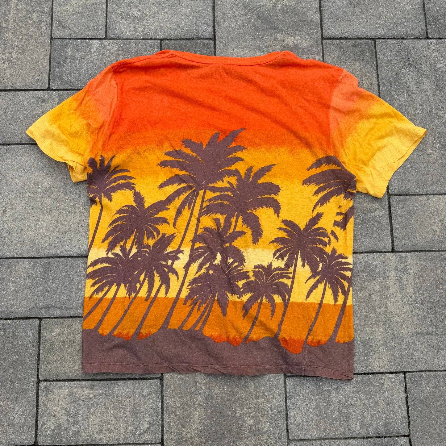 FW15 Saint Laurent Paris Palm Tree Tee
