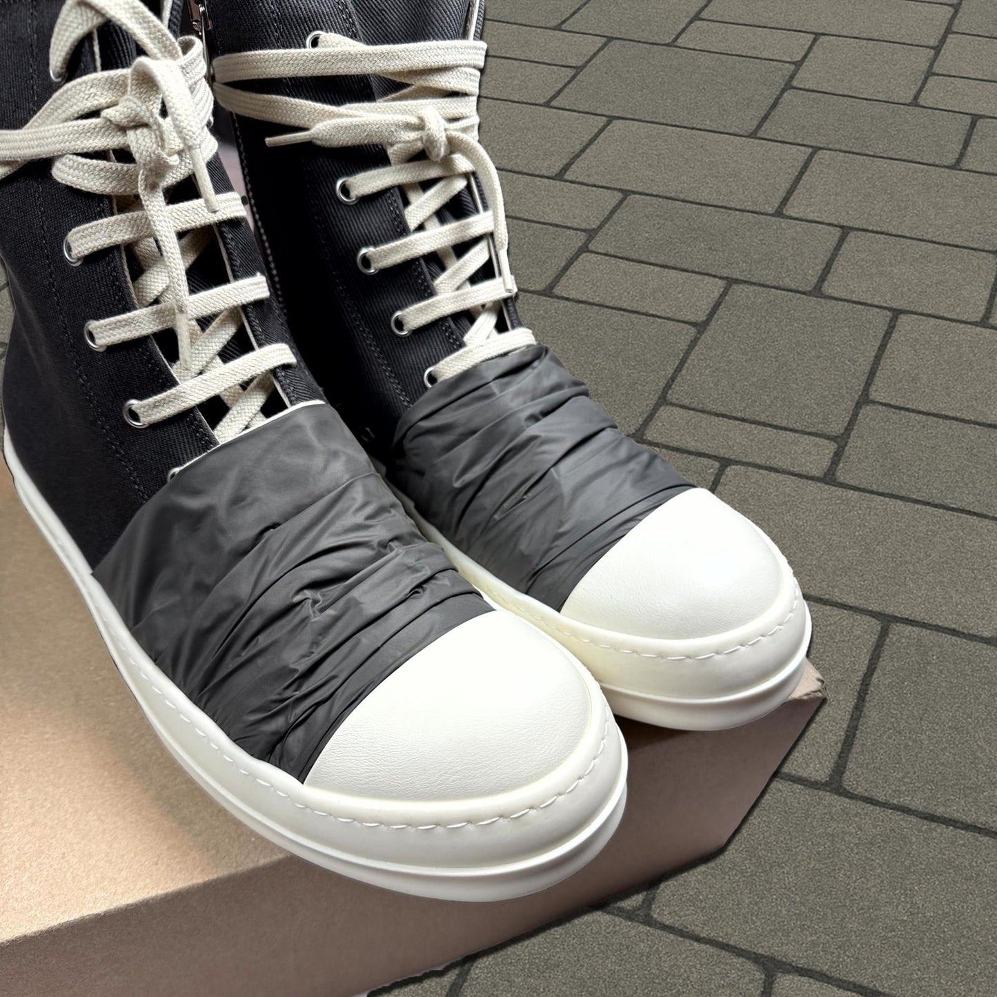 Rick Owens DRKSHDW Grey Tape Ramones