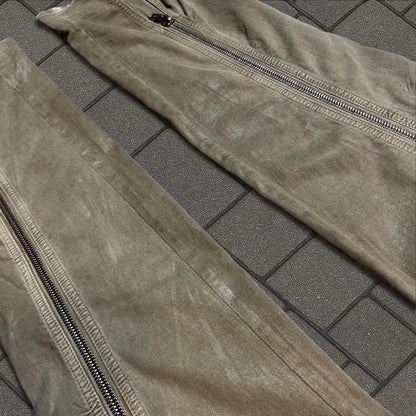 Rick Owens Waxed Pearl Bolan Banana Cut Denim