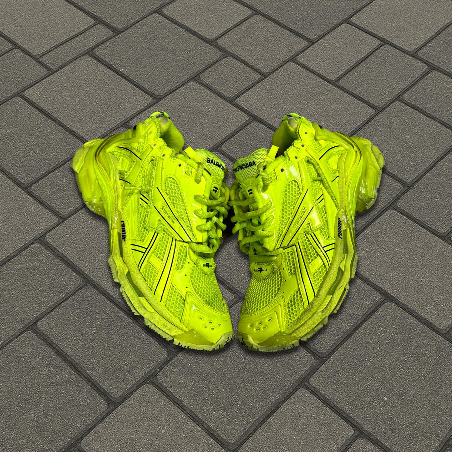 Balenicaga Neon Runner Sneaker