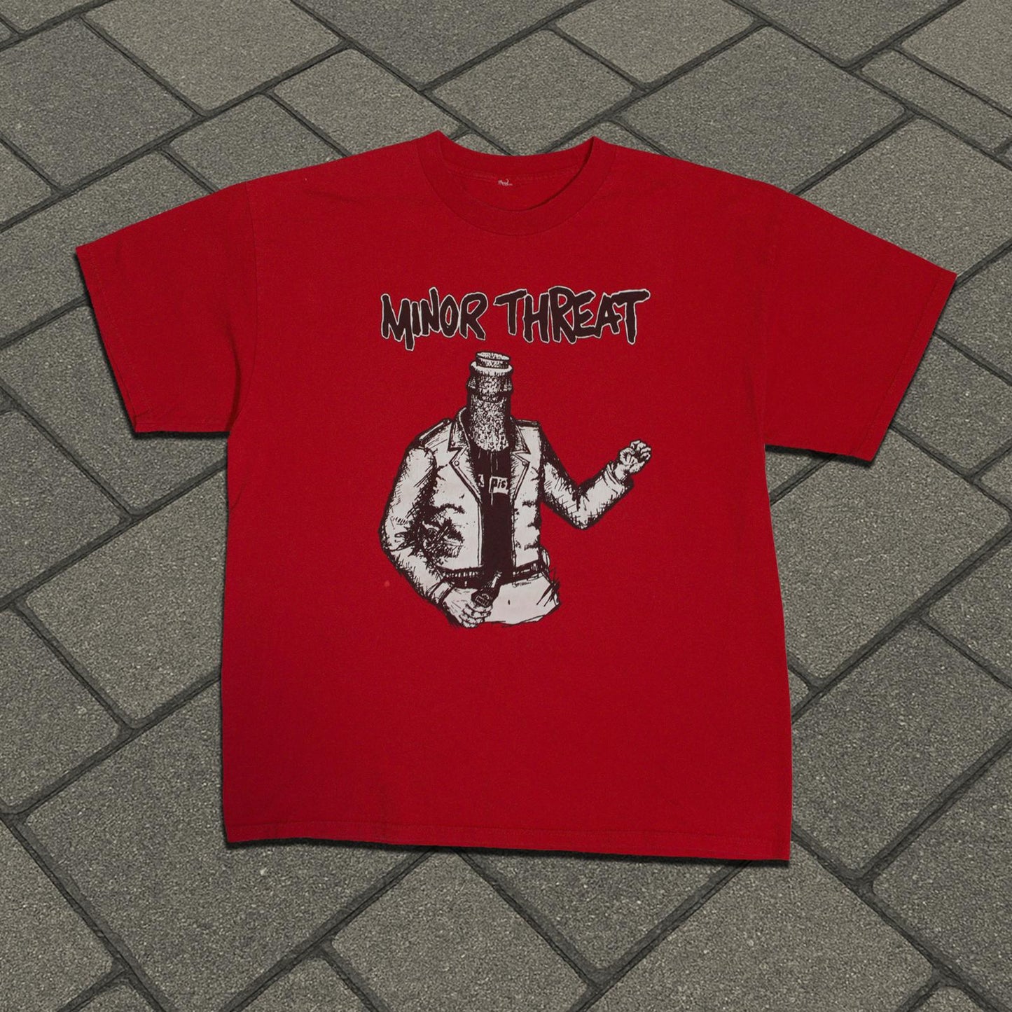 00’s Minor Threat Red Bottlehead Tee