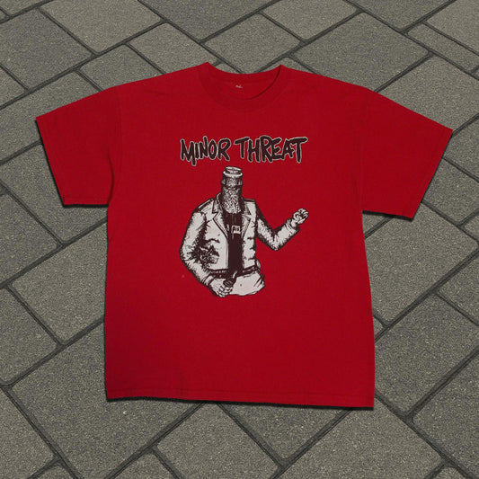 00’s Minor Threat Red Bottlehead Tee