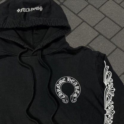 Chrome Hearts Floral Horseshoe Hoodie