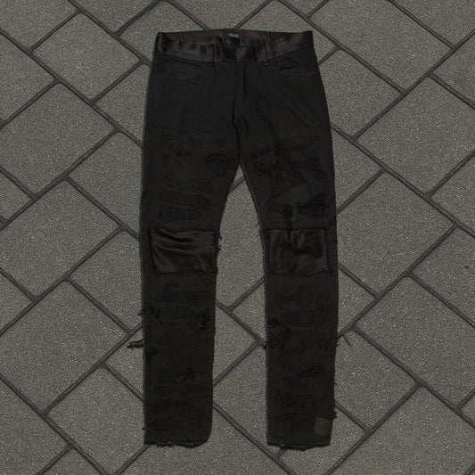 AW09 Undercover 'Earmuff Maniac' Black 78 Denim