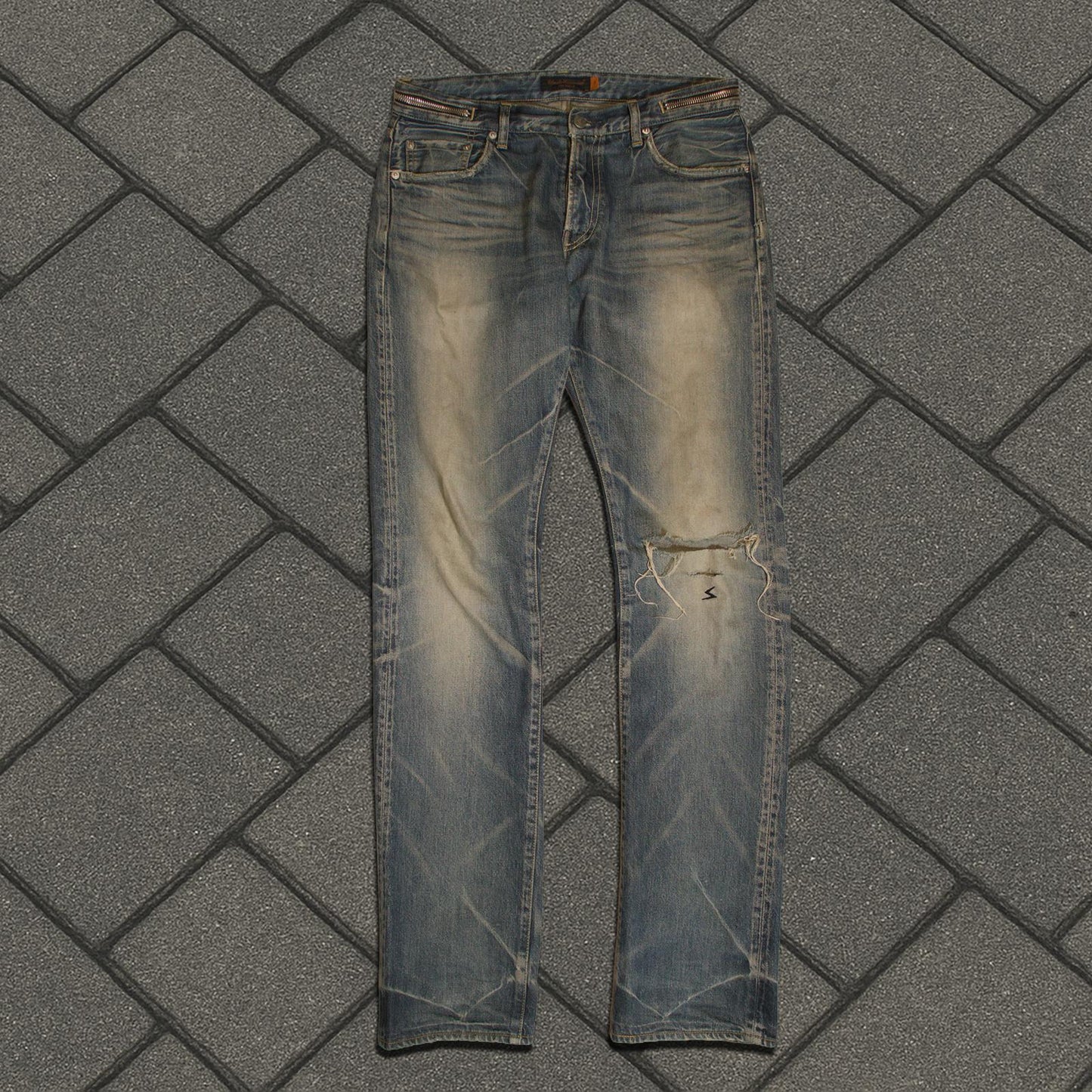 SS07 Undercover Chaos Zipper Denim