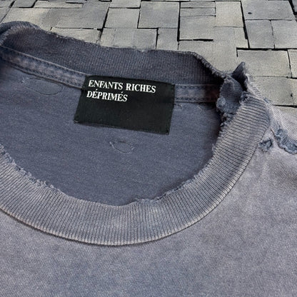 Enfants Riches Déprimés Thrashed Sunfaded Pocket Logo Tee