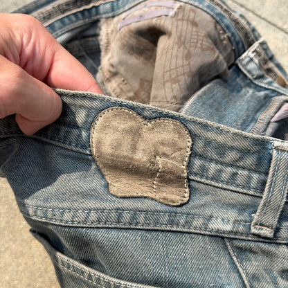 SS07 Number Nine Mudwash Pain Denim