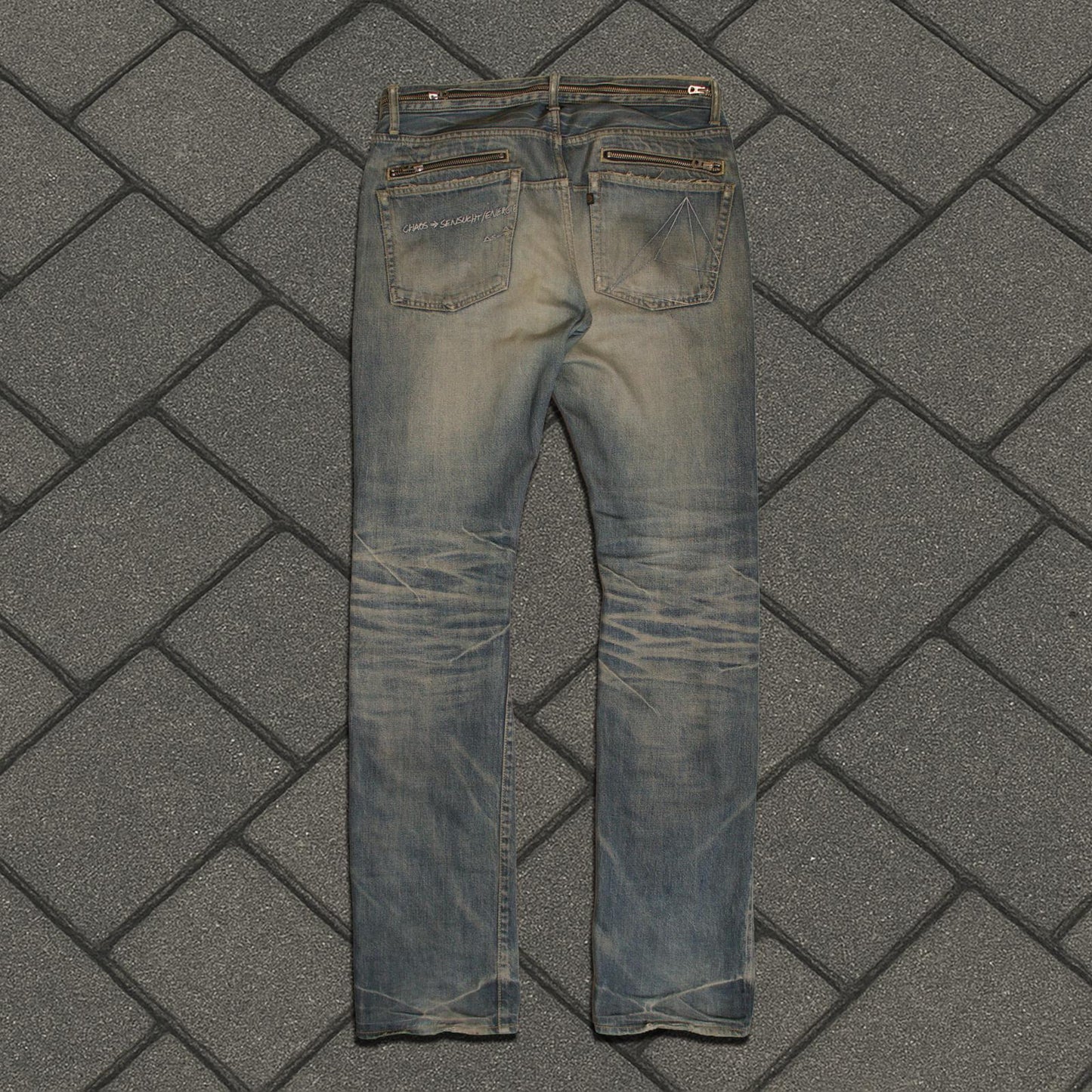 SS07 Undercover Chaos Zipper Denim