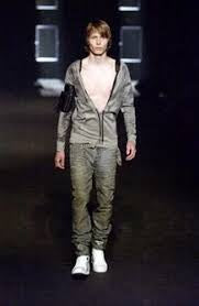 SS04 Dior Homme Bleu Clair Waxed Denim