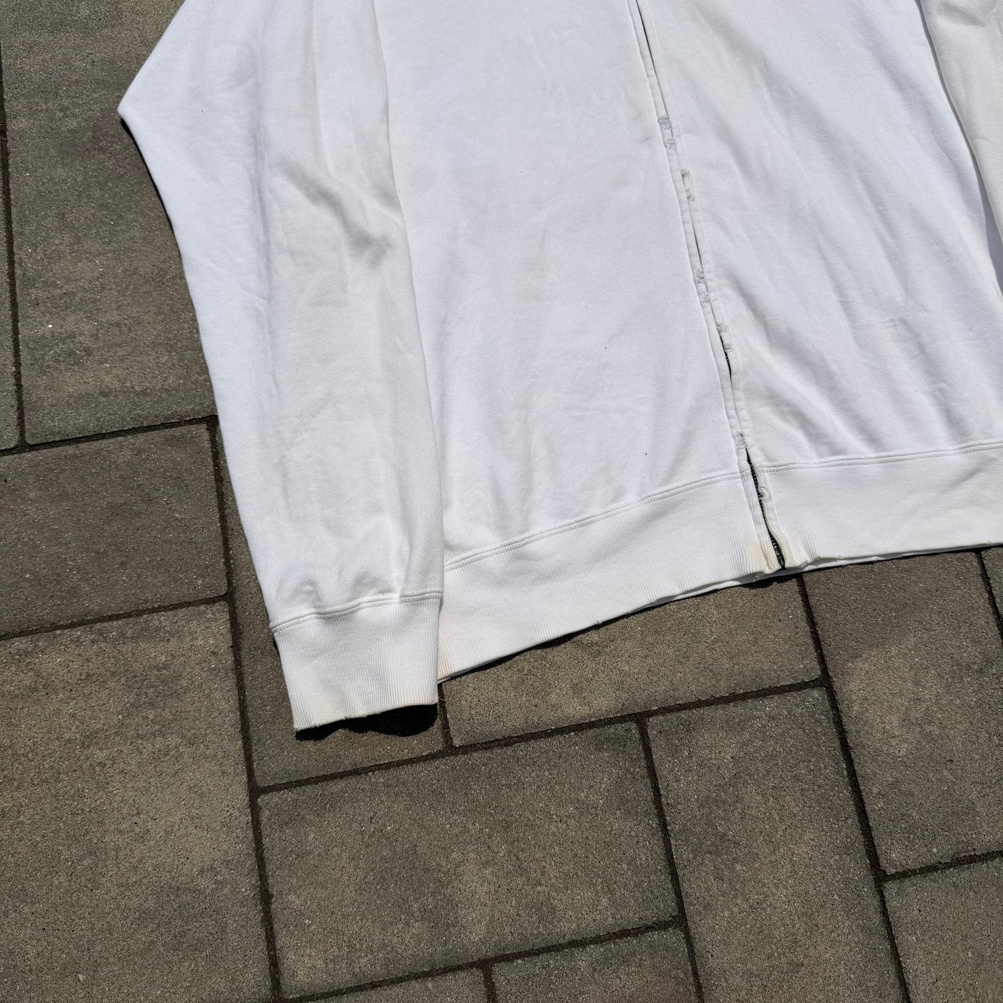 SS04 Number Nine White Skull Hoodie
