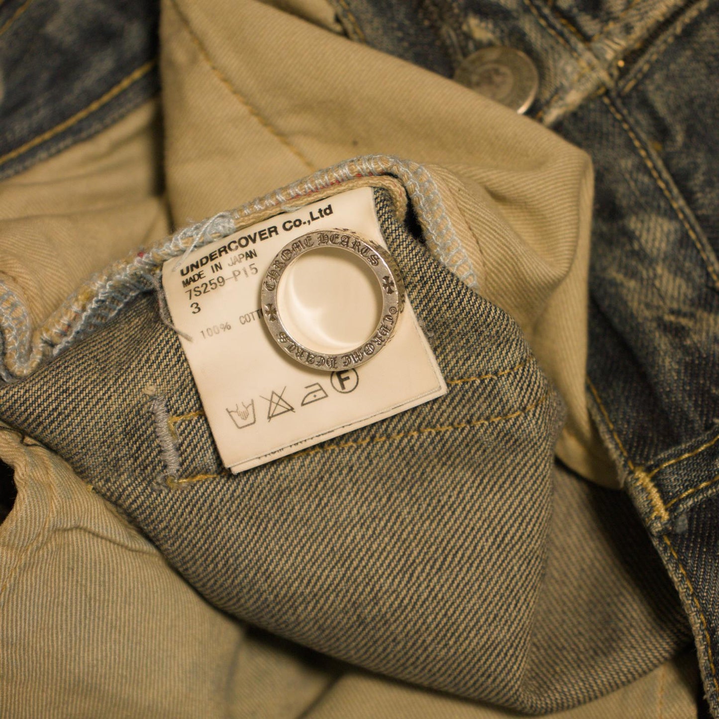 SS07 Undercover Chaos Zipper Denim