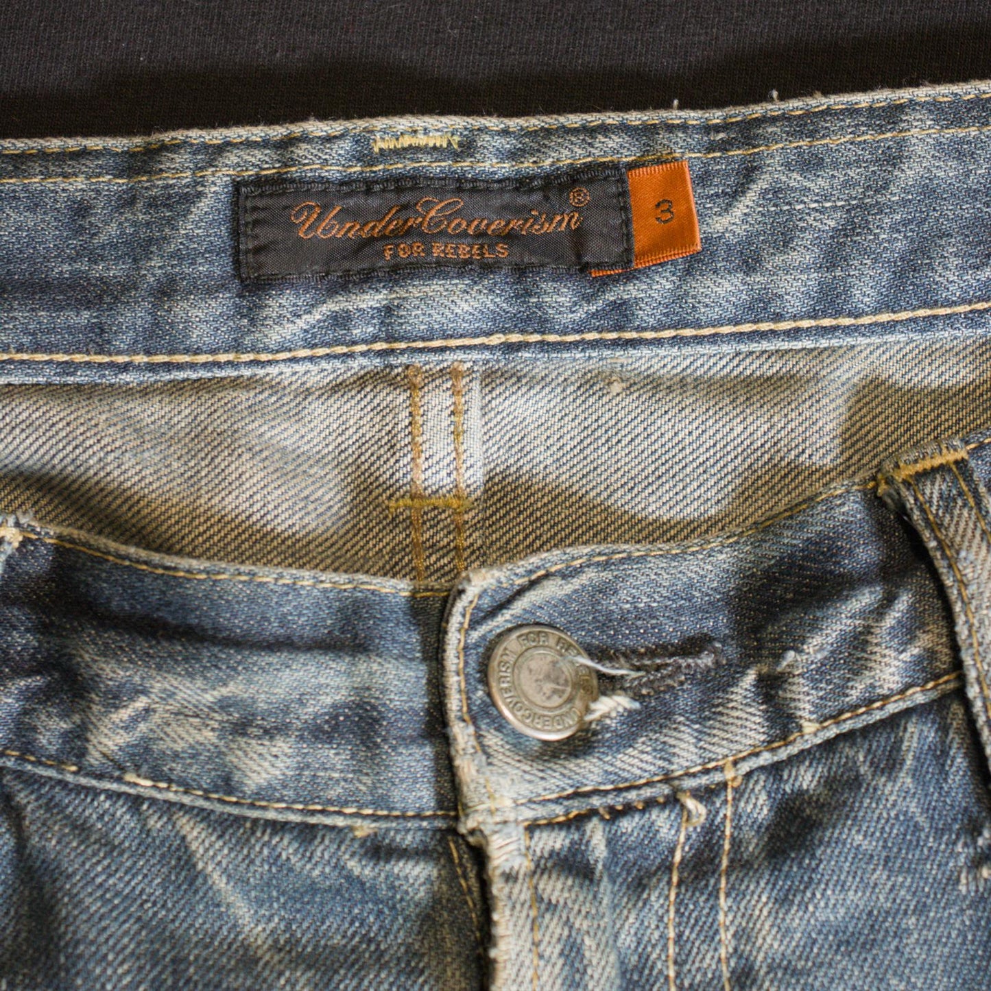 SS07 Undercover Chaos Zipper Denim