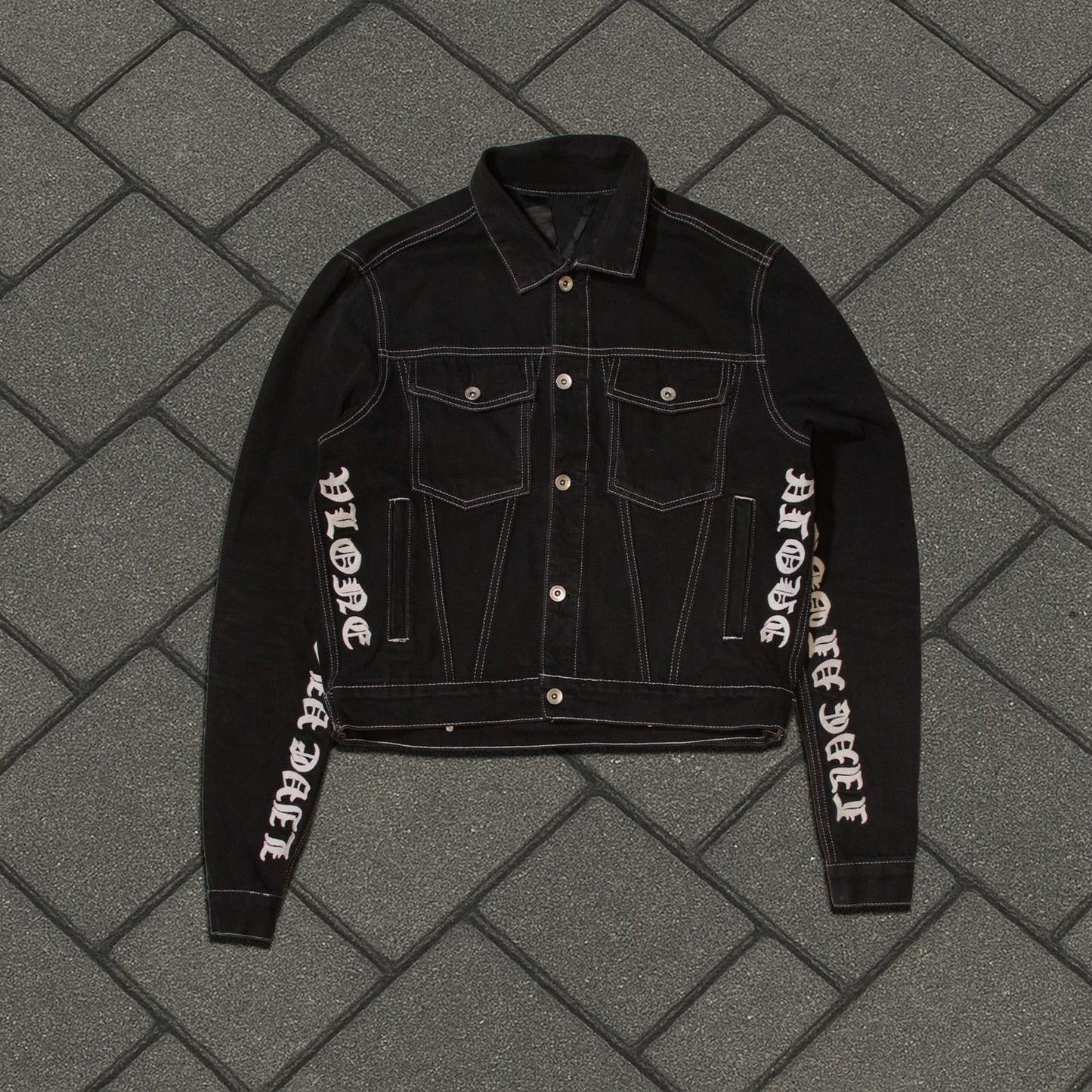 Vlone Old English Denim Jacket