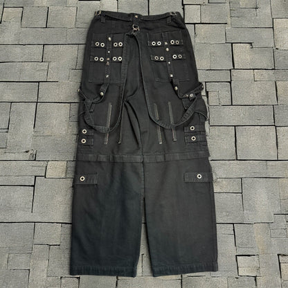 FW21 Balenciaga Pitch Black Raver Denim