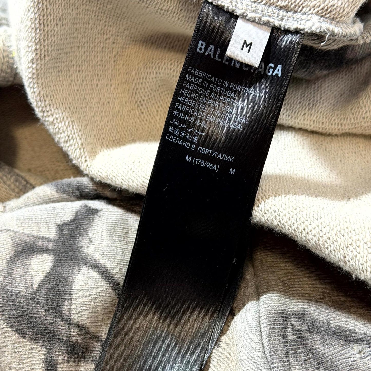 SS23 Balenciaga Grey Skater Zip Up Hoodie