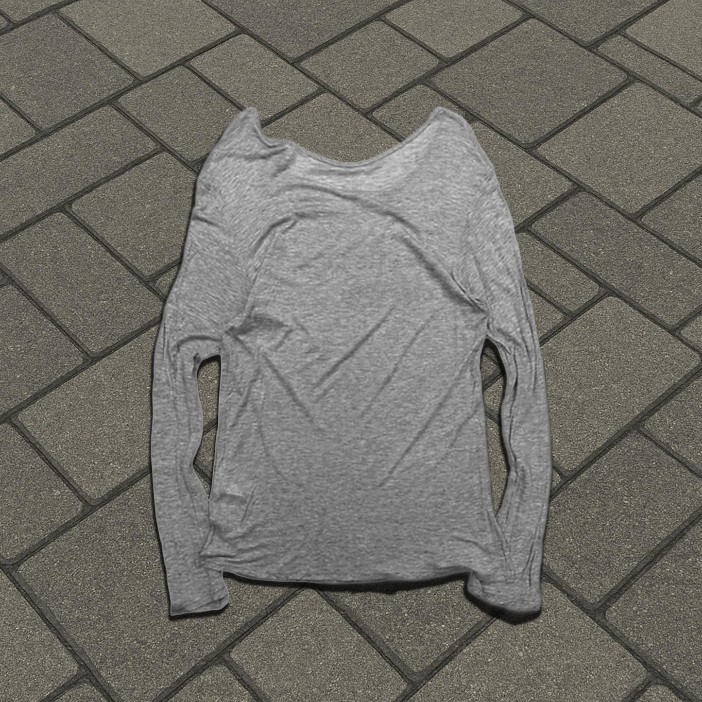 Enfants Riches Déprimés Gray Cashmere Logo Shirt