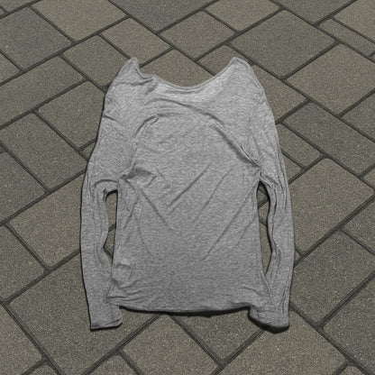 Enfants Riches Déprimés Gray Cashmere Logo Shirt