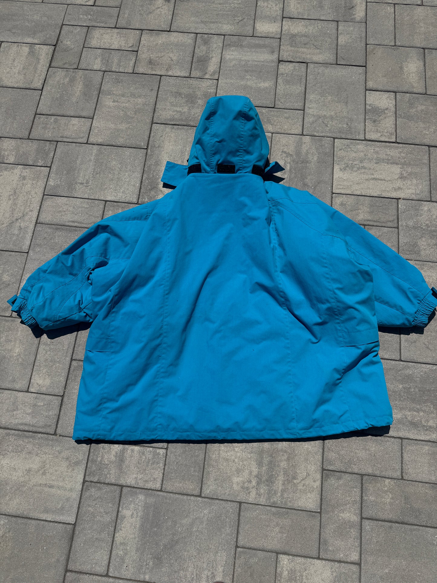 Balenciaga Blue Oversized Parka