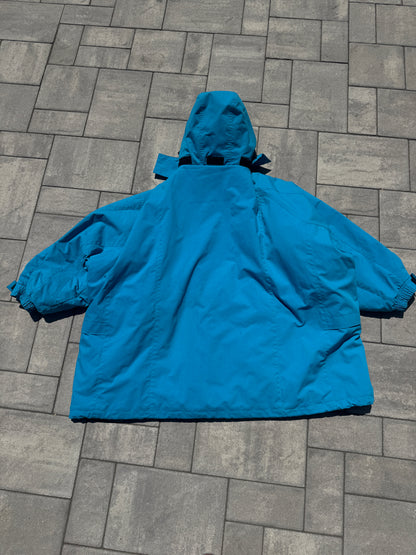 Balenciaga Blue Oversized Parka