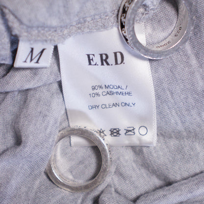 Enfants Riches Déprimés Gray Cashmere Logo Shirt