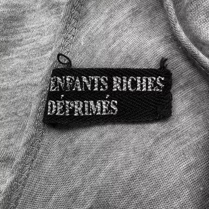 Enfants Riches Déprimés Gray Cashmere Logo Shirt