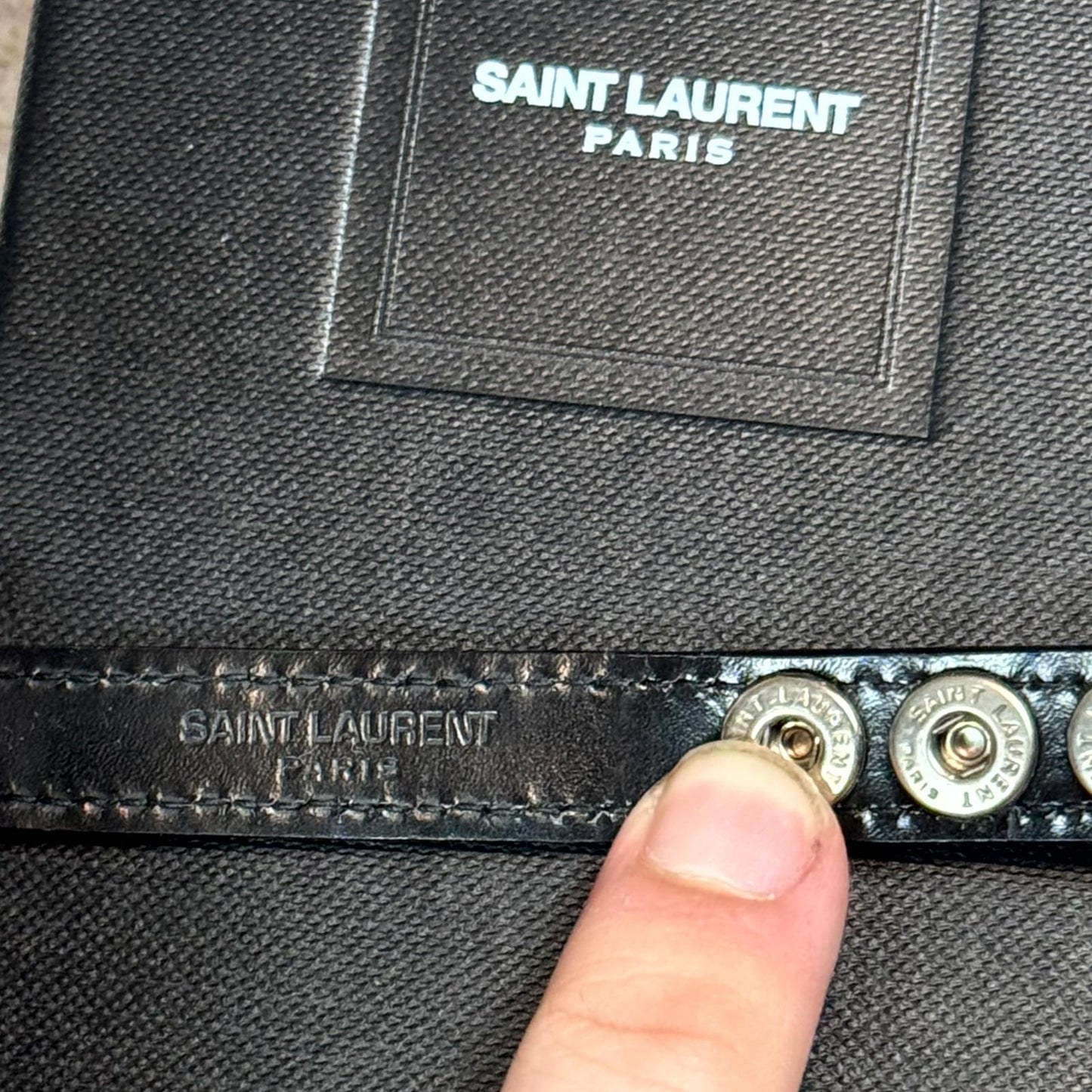 FW13 Saint Laurent Paris Studded Bracelet