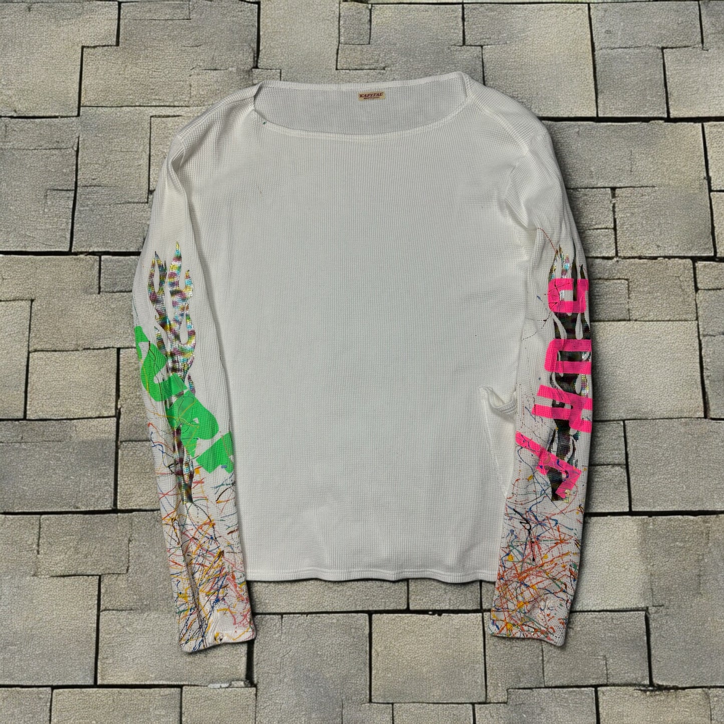 Kapital Surf Paintsplatter Thermal Longsleeve