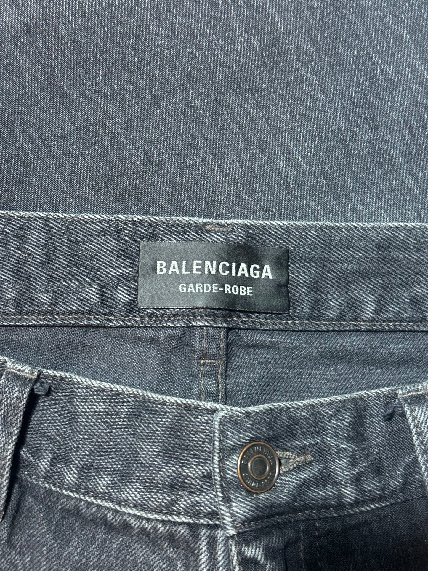 Balenciaga Garde Robe Flared Denim