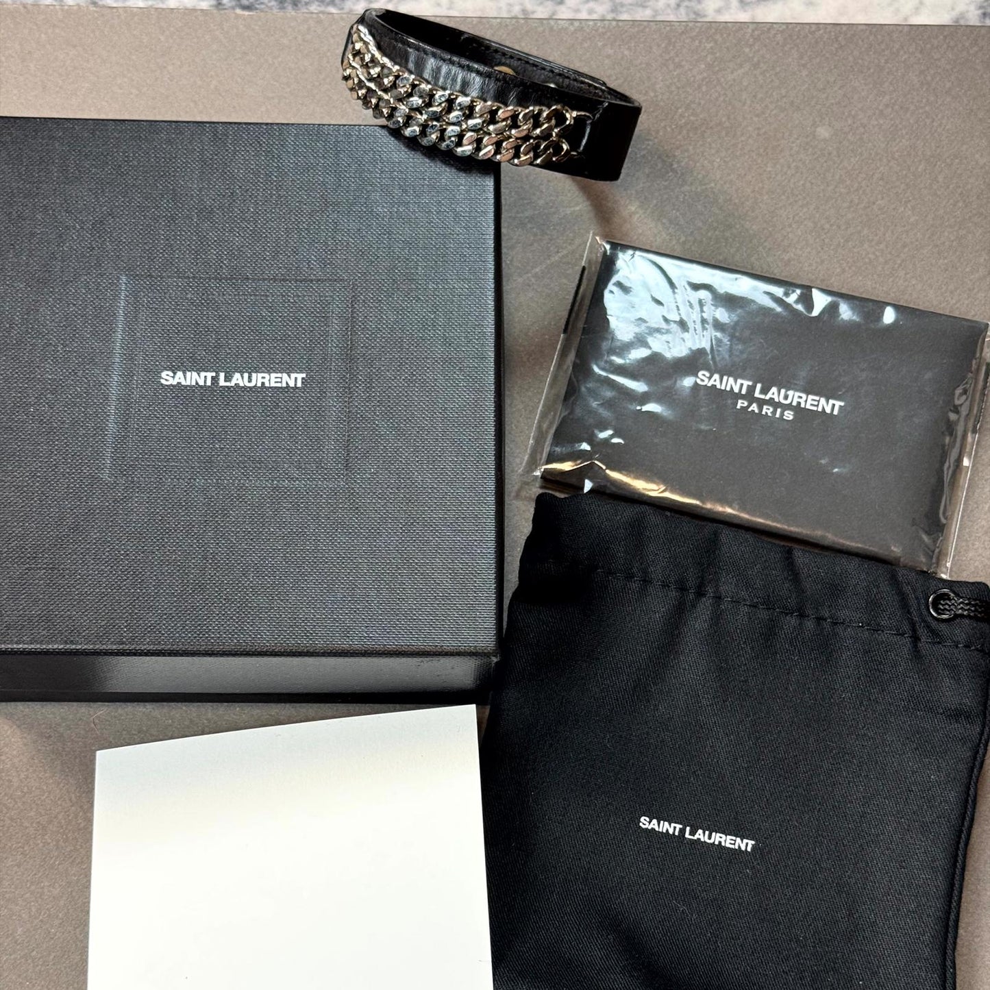 FW13 Saint Laurent Paris Chain Bracelet