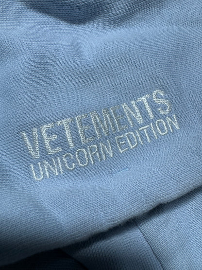 Vetements Baby Blue Unicorn Hoodie
