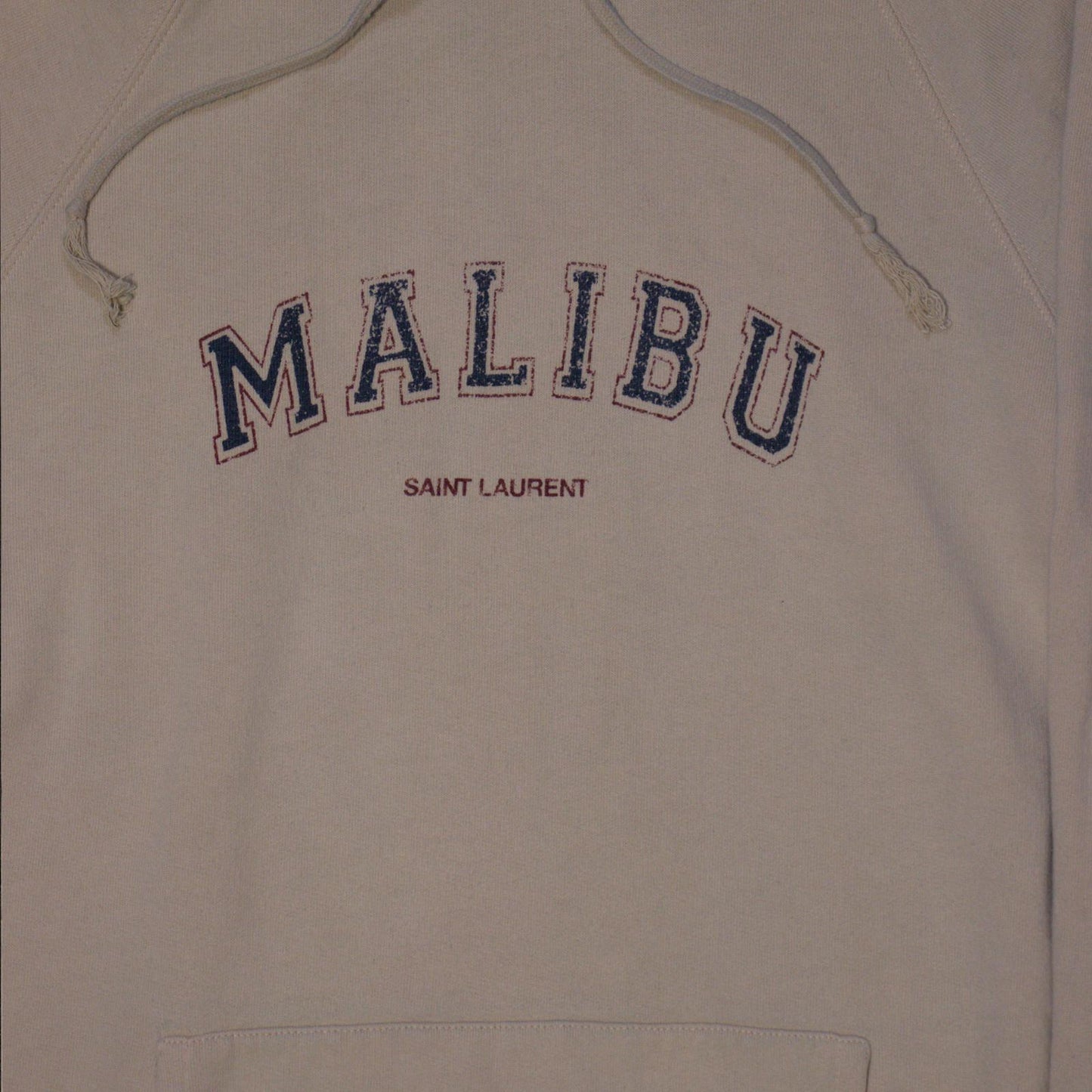 SS19 Saint Laurent Paris Beige Malibu Hoodie