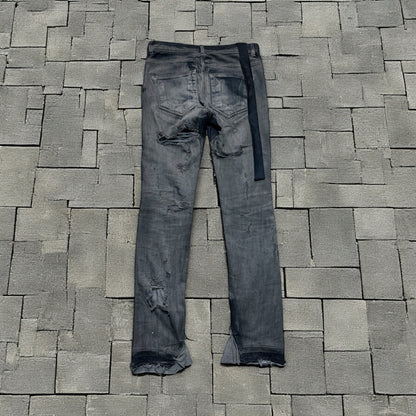 SS09 Rick Owens “Strutter” Hog Wash Banana Cut Denim