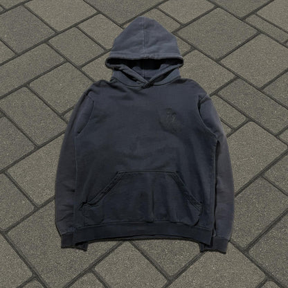 AW02 Raf Simons Black Virginia Creeper Roots Hoodie