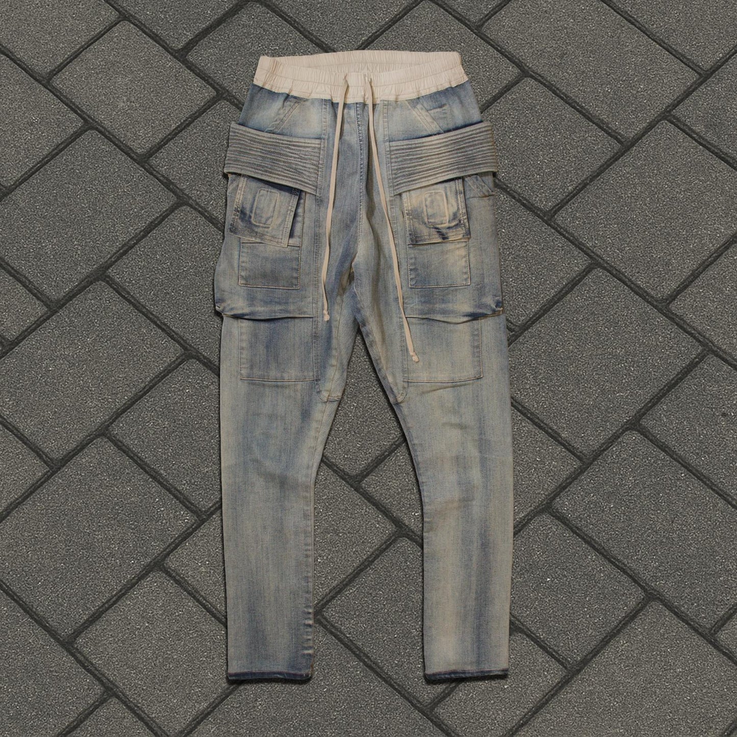 FW19 Rick Owens Hustler Creatch Cargo Pants
