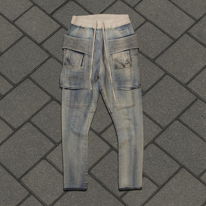 FW19 Rick Owens Hustler Creatch Cargo Pants