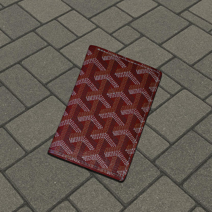 Goyard Wine Red Card Holder